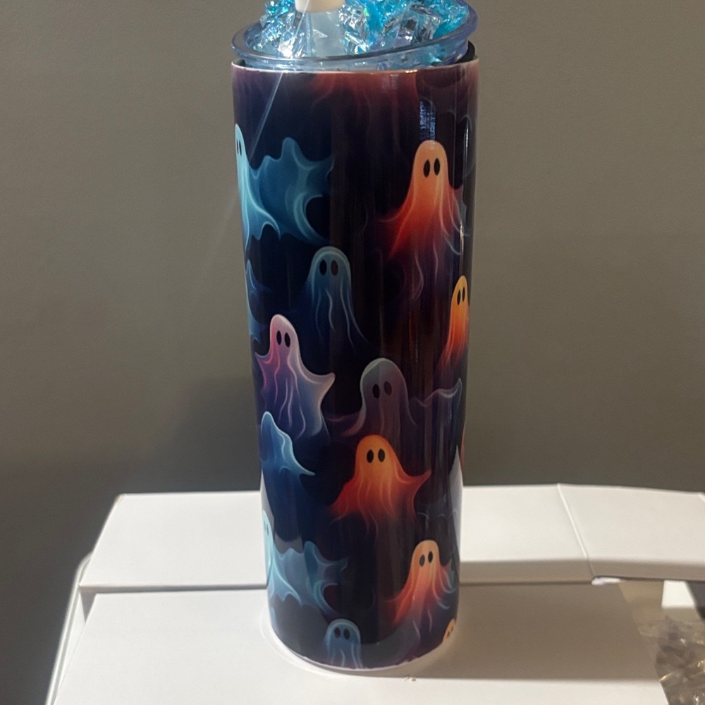 Colorful Ghost Tumbler